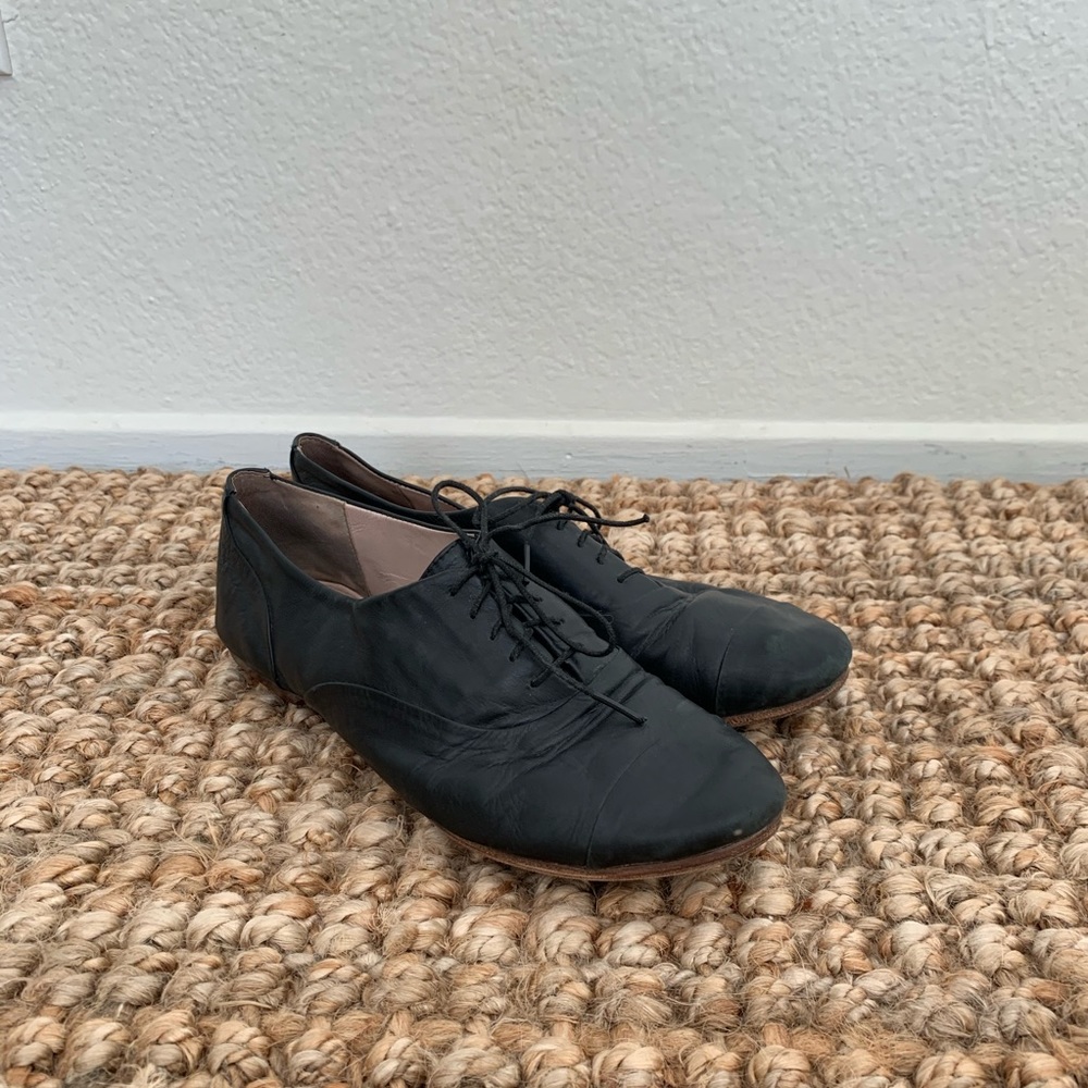 Bloch jazz-style black oxfords